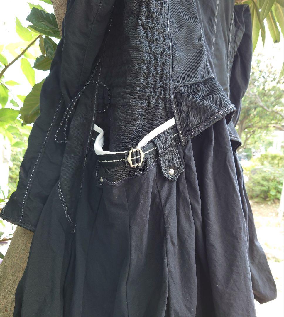 マリテフランソワジルボー ダブルジップ　ミリタリー　Aラインパラシュート コート