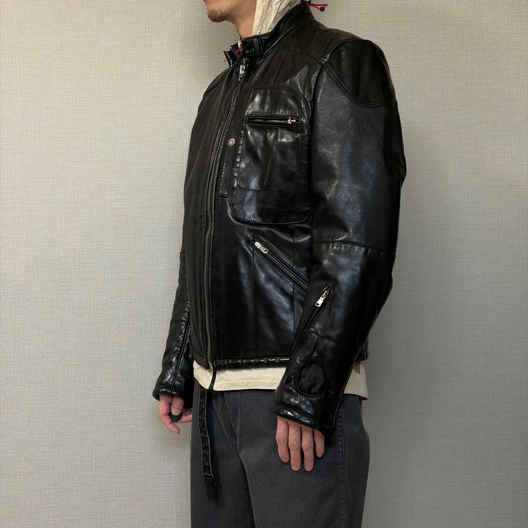 CP company レザー ジャケット Dポケ ビンテージ シーピーカンパニー