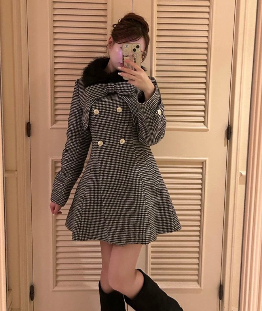 OLIVE des OLIVE Keru マルチwayリボンミドルコート