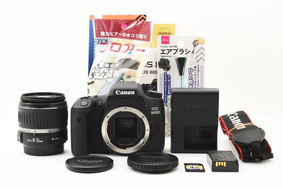 デジタル一眼レフカメラCanon EOS 8000D 標準レンズセット