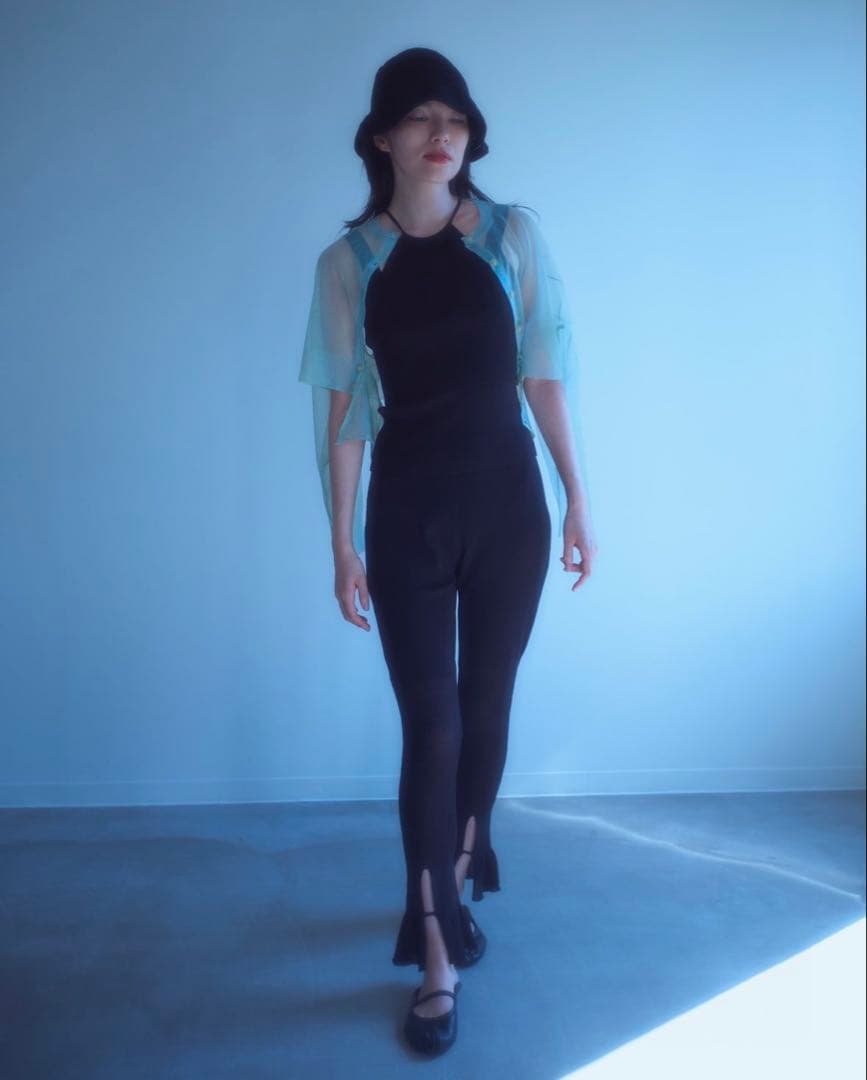 a ccordion LAYERING CAMI SET 黒