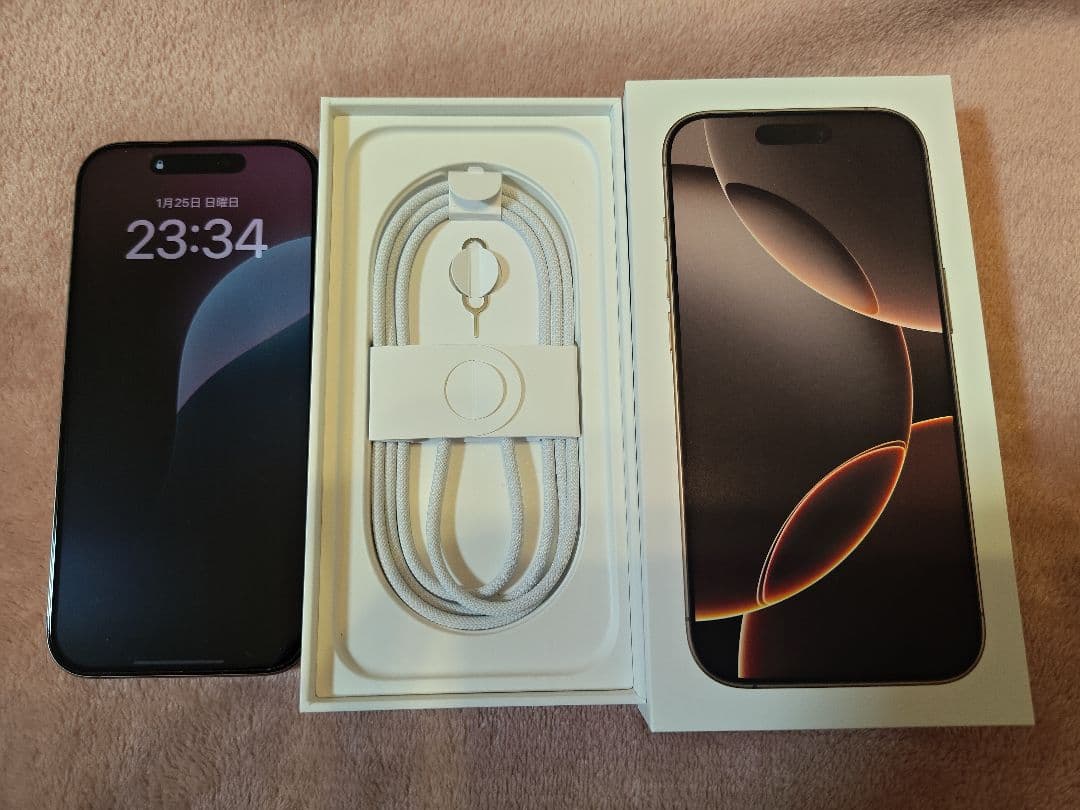 512GB【美品】iPhone 16 Pro デザートチタニウム SIMフリー