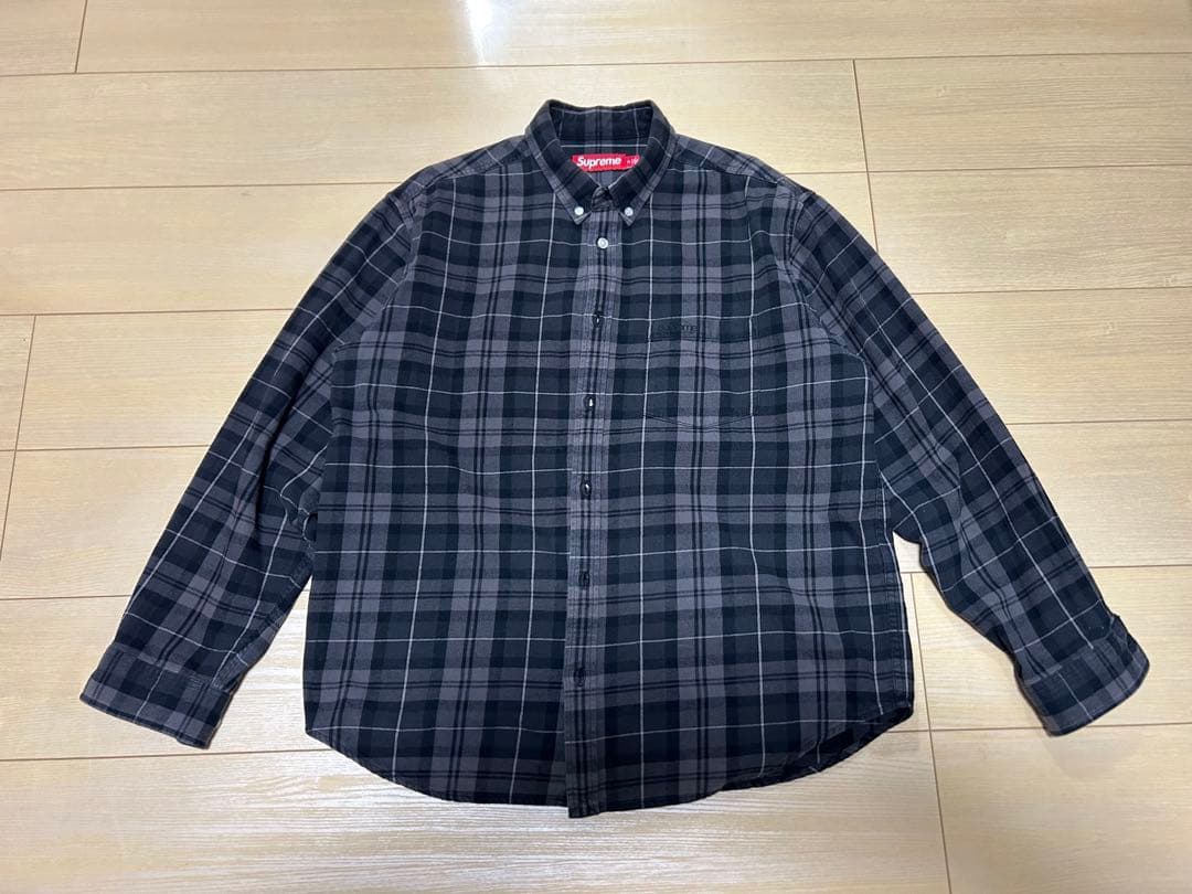 Supreme flannel shirt FW24 中古 M