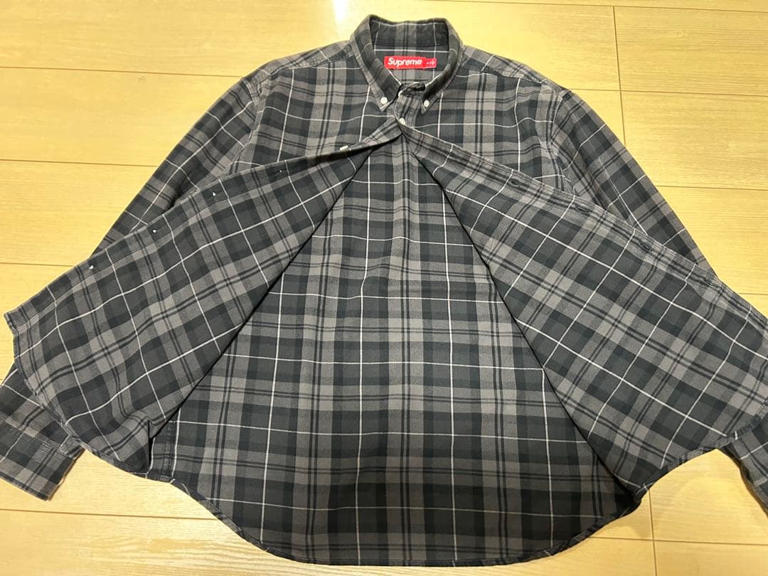 Supreme flannel shirt FW24 中古 M