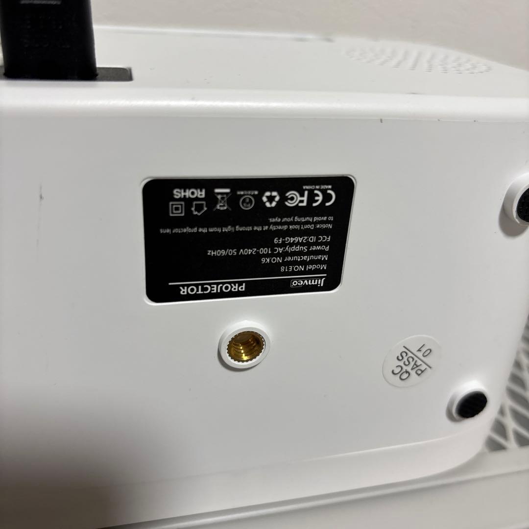 美品Jimveo プロジェクター E18天井 家庭用 小型 1080P