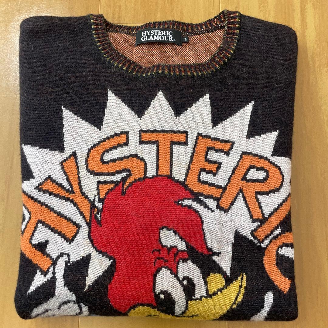HYSTERIC GLAMOURウッドペッカーメンズニット L