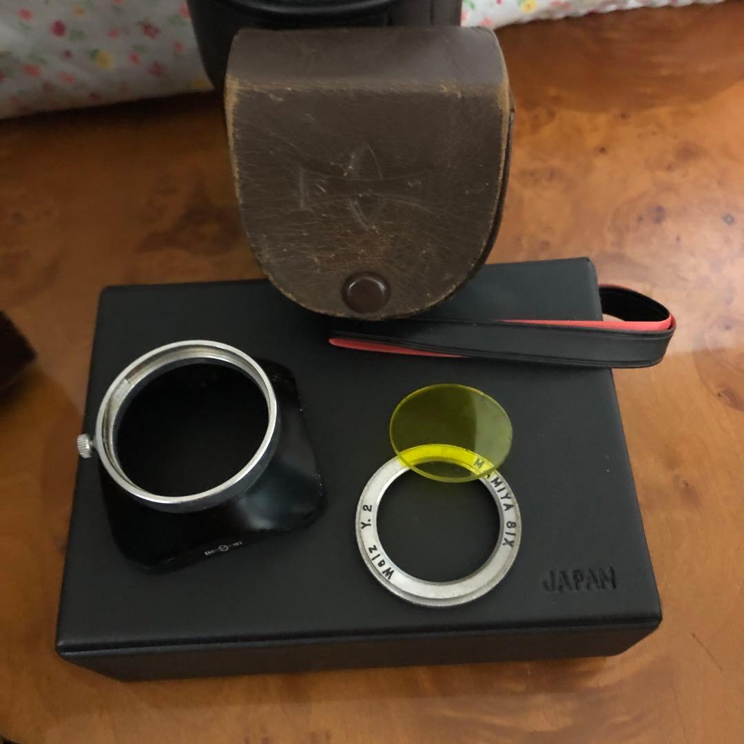 ☆彡昭和レトロ☆彡　キャノンカメラ/＆牛革専用バック　レンズ、カメラ用品いっぱい