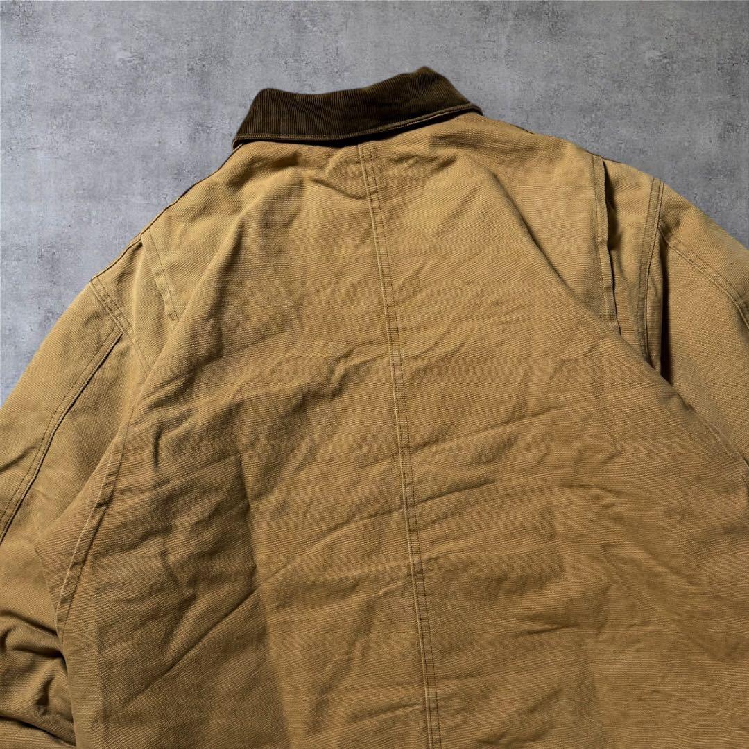 2304古着90年代USA製INDIANAダックジャケット短丈TALONジッパー