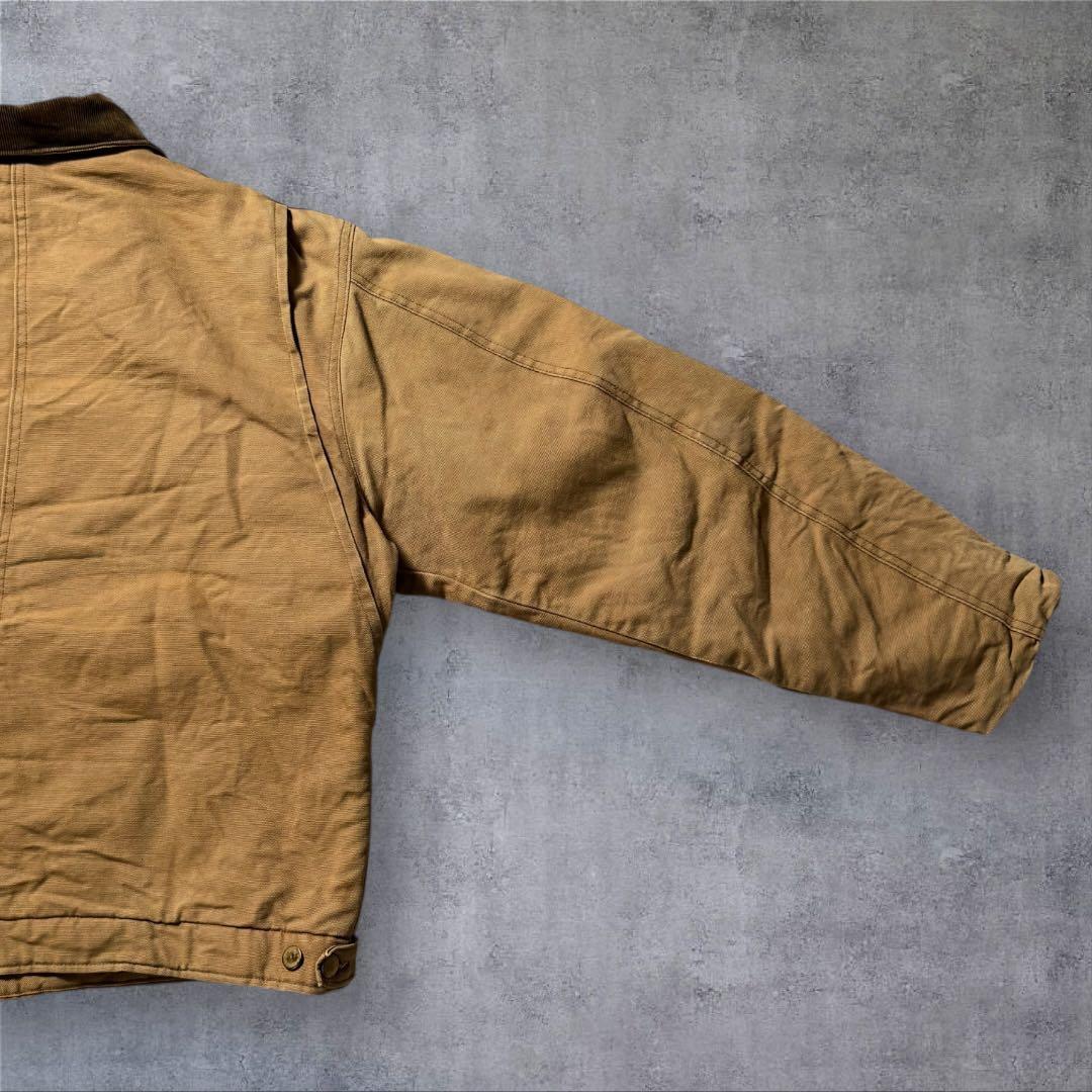 2304古着90年代USA製INDIANAダックジャケット短丈TALONジッパー