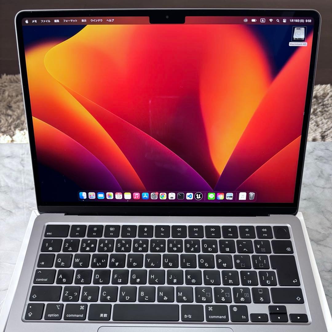 M2 MacBookAir 13インチ 2022 8GB/256GB