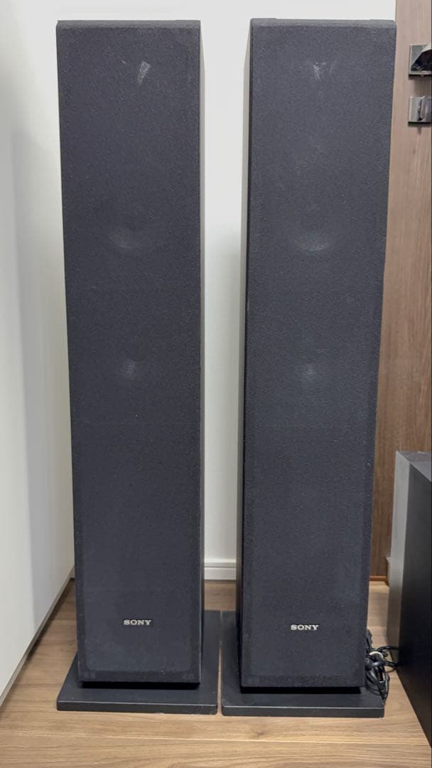 美品　SONY タワースピーカー SS-CS3 ブラック2点セット