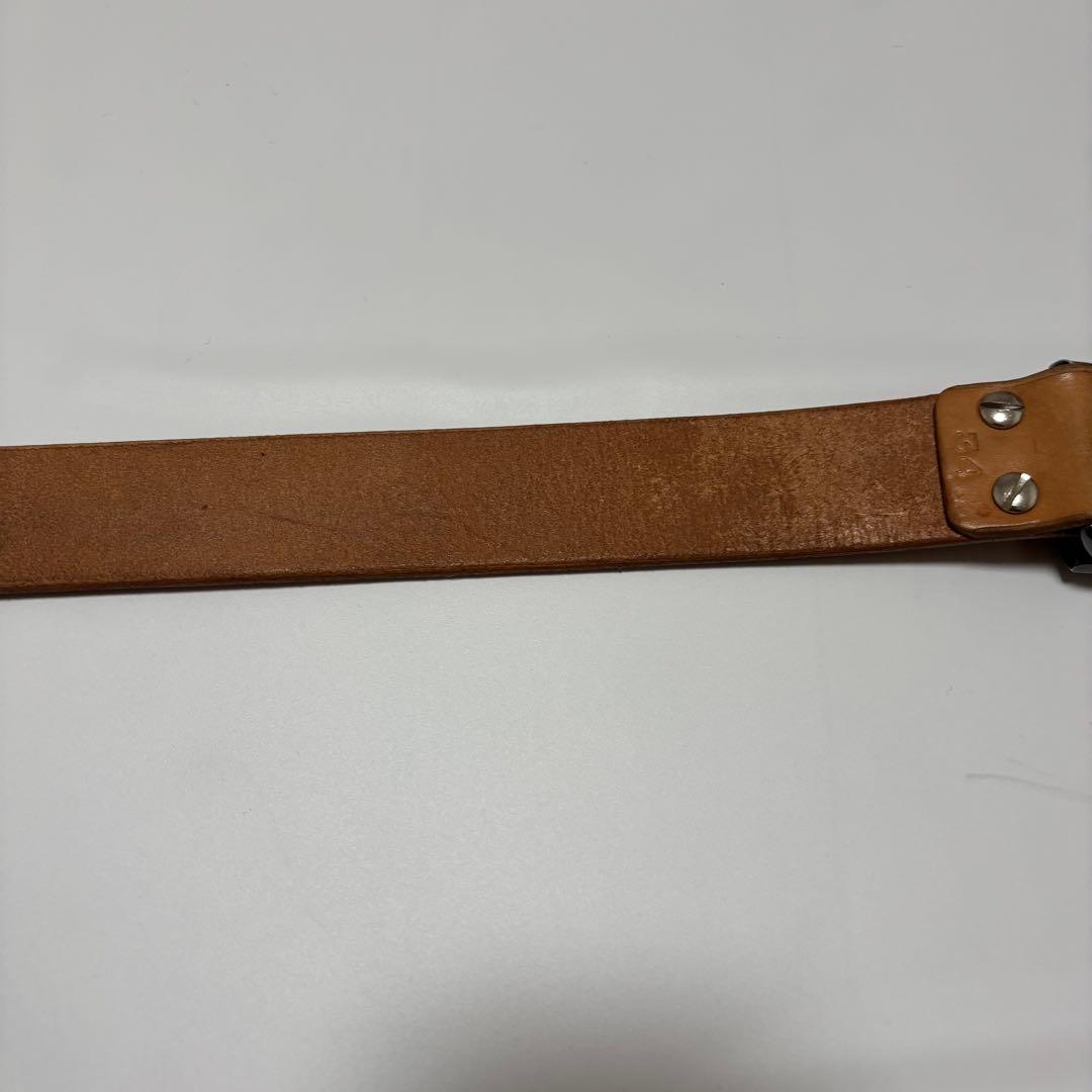STUDIO D'ARTISAN 平打ちベルト　ナチュラル34インチ