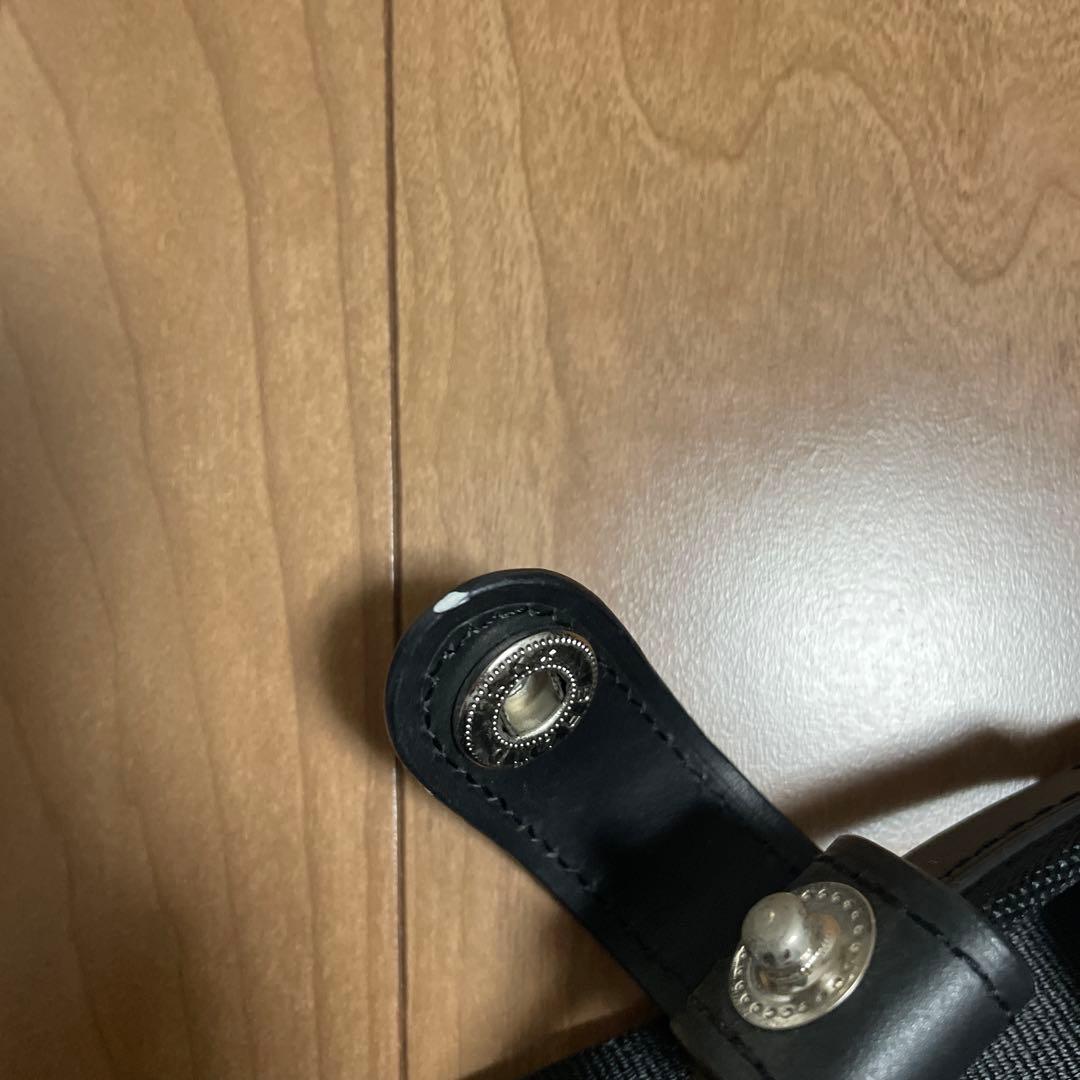 agnès b. VOYAGE ブラックボストンバッグ