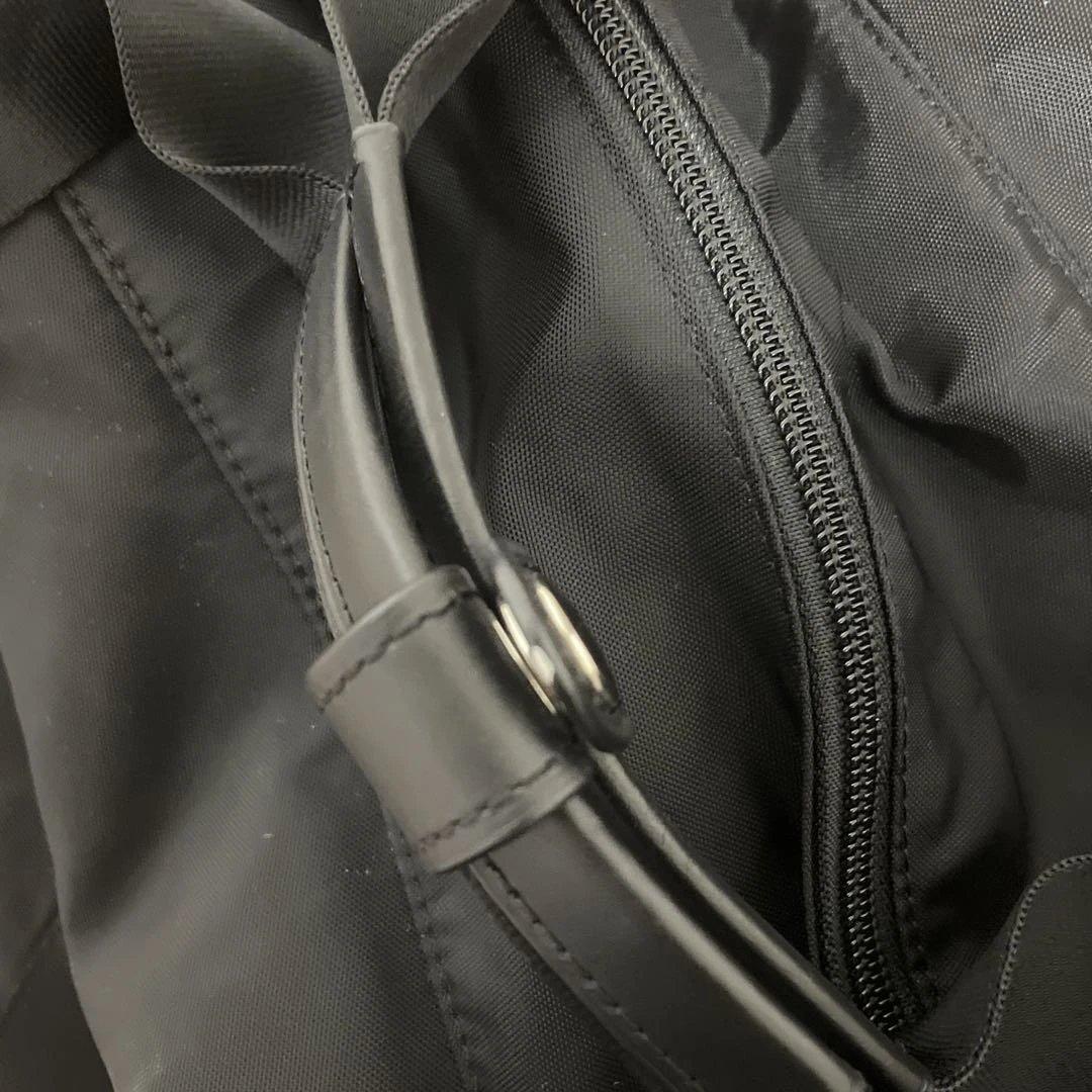 agnès b. VOYAGE ブラックボストンバッグ