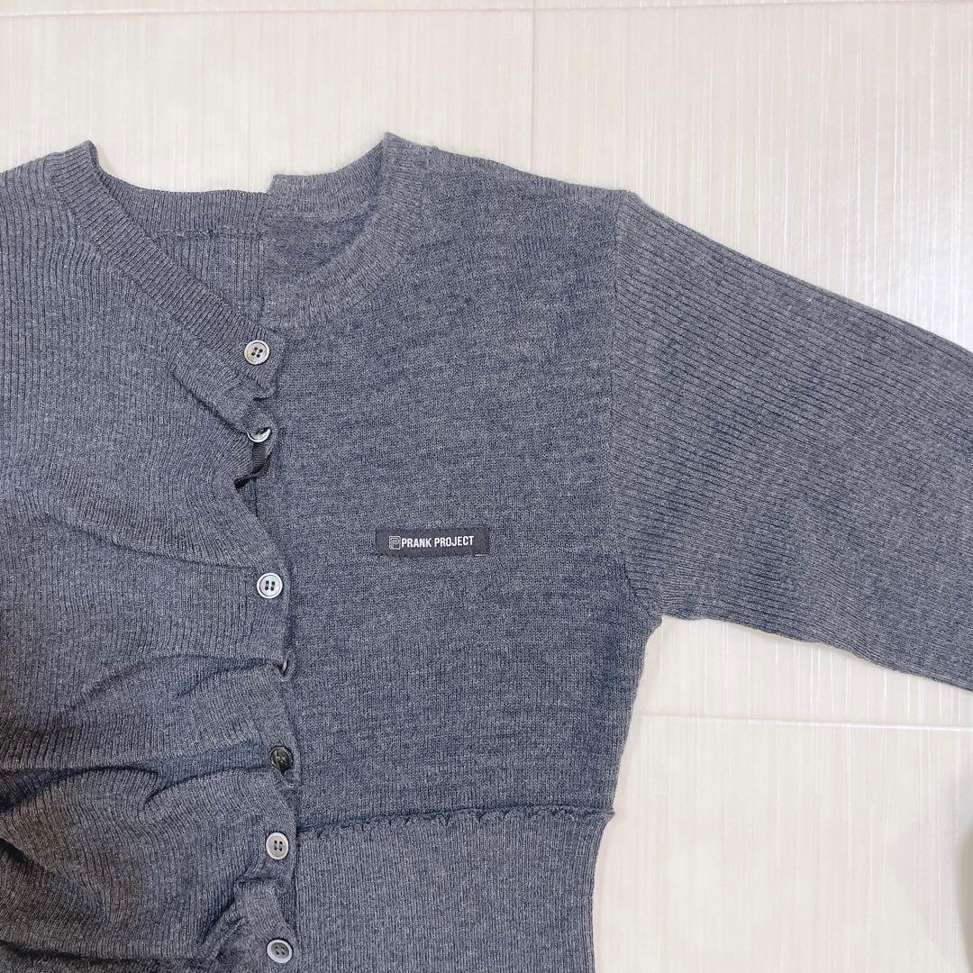 未使用タグ付き✨ PRANK PROJECT ランダムボタン ニット