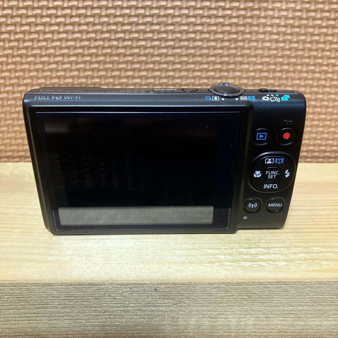 Canon IXY650 コンデジ ブラック 予備バッテリー/SDカード付き