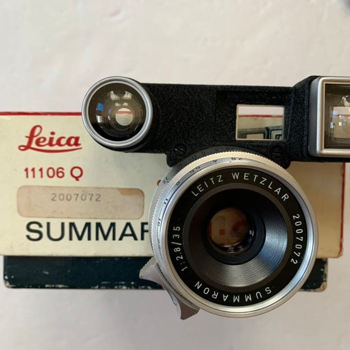 Leica Summaron 35mm f2.8 Mマウント メガネ付き