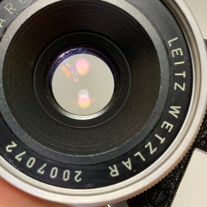 Leica Summaron 35mm f2.8 Mマウント メガネ付き