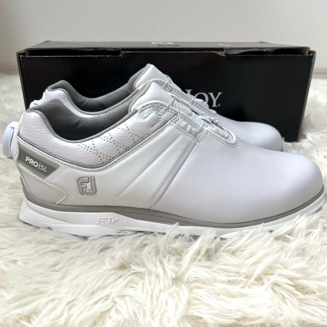 【新品】FootJoy PRO/SL ゴルフシューズ　25㎝ BOA ホワイト