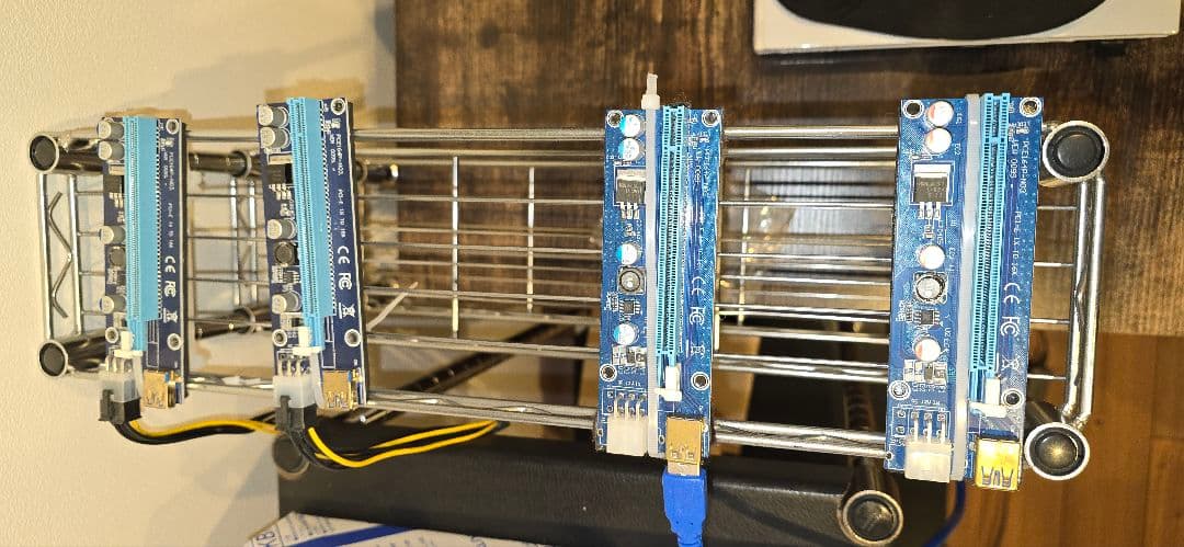 マイニングリグ　Windows10 Pro マイニング　自作　PC　ビット