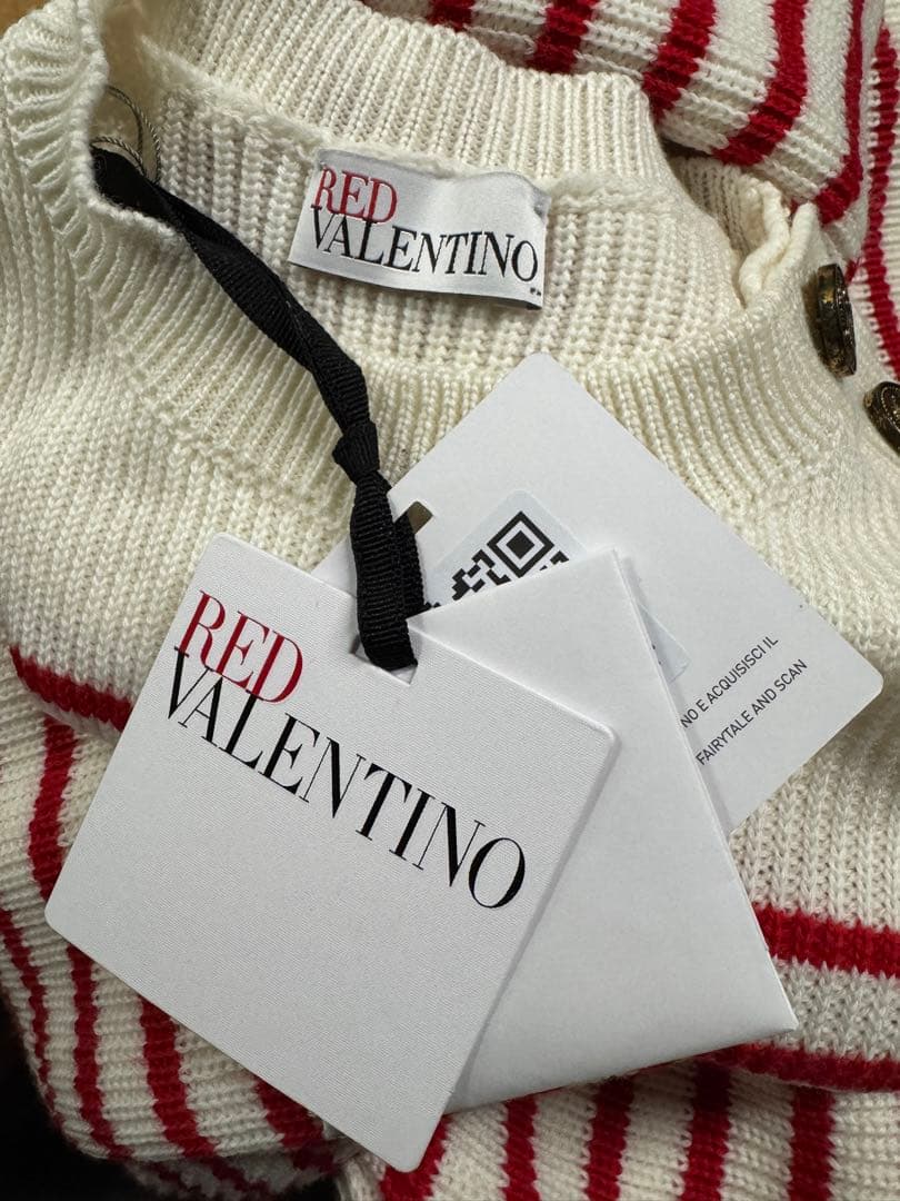 RED VALENTINO ニットウール　ワンピースS