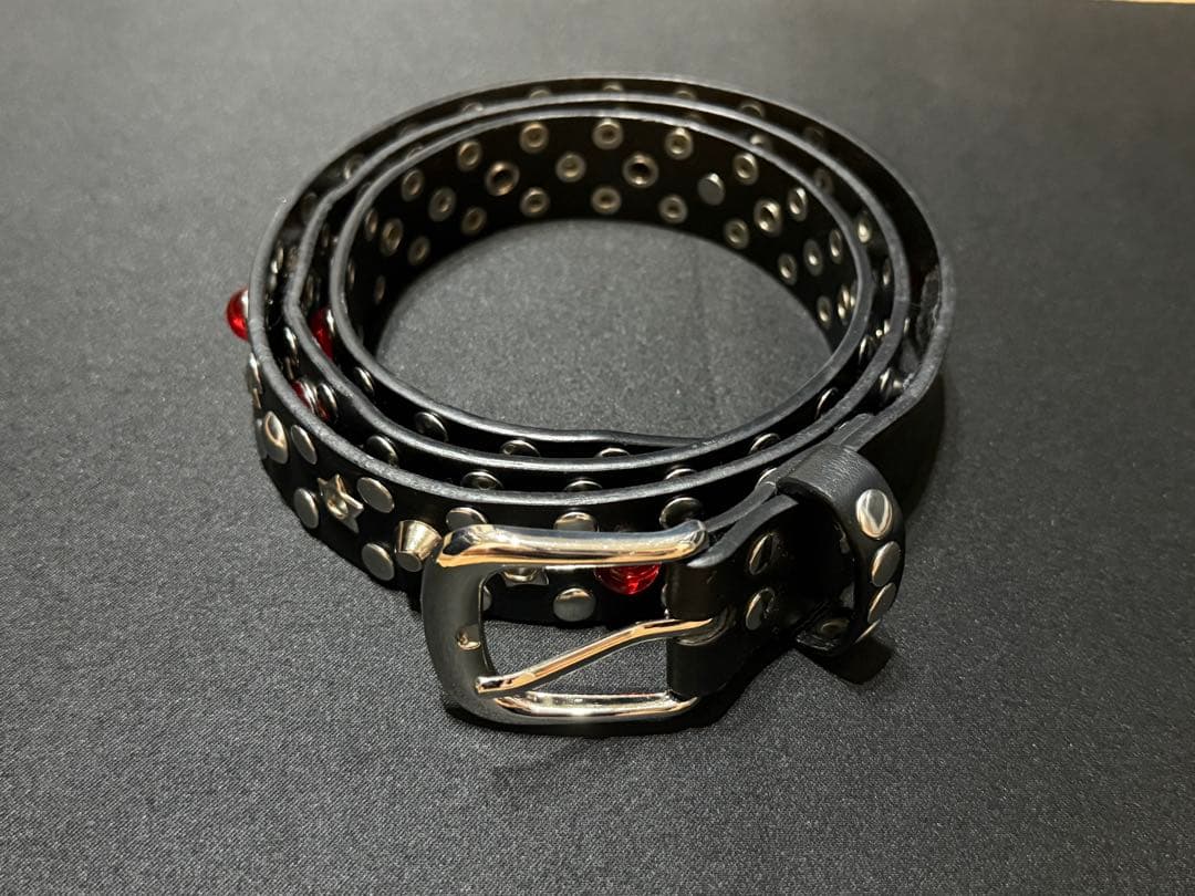 Jaded London スタッズ付きレザーベルト