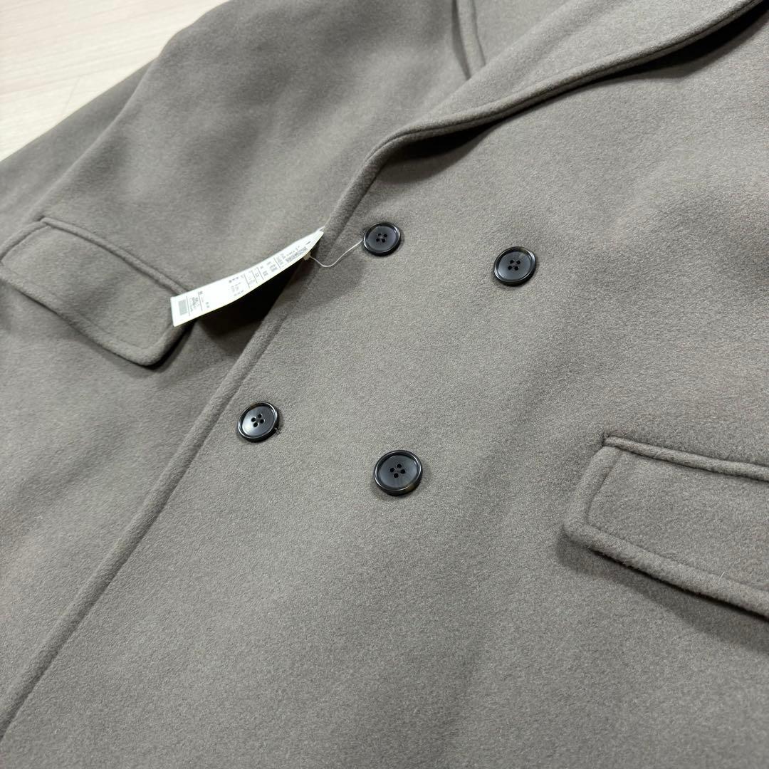 新品タグ付 SHIPSany XL ピュアウールメルトン ダブルチェスターコート