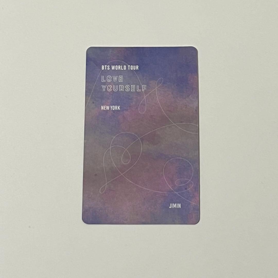 BTS ジミン 公式 lys ニューヨーク公演 トレカ