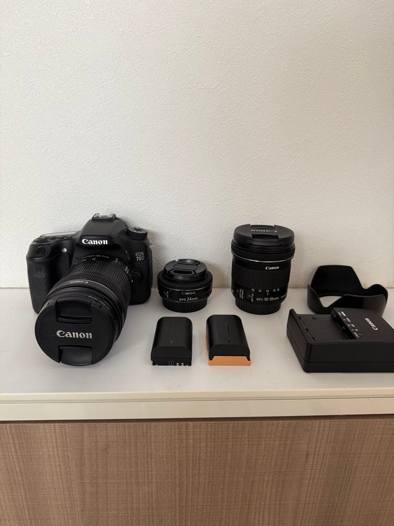 Canon EOS 70D デジタル一眼レフ　レンズ3本セット