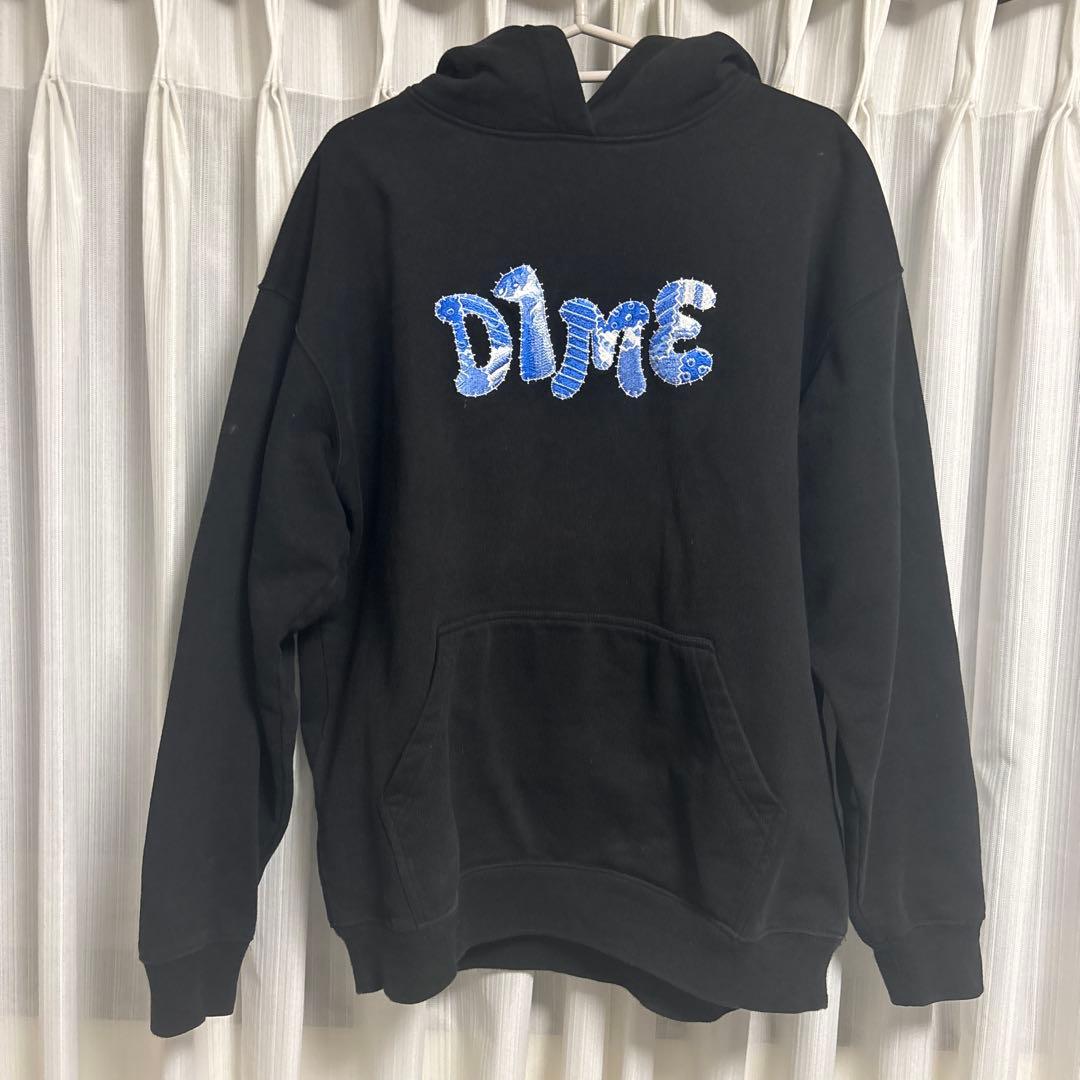 Dime ブラック パーカー L