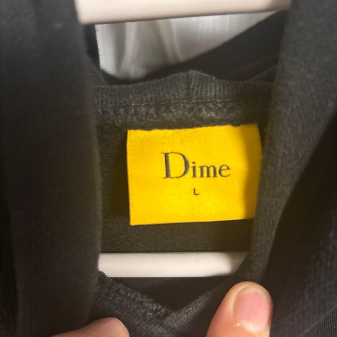 Dime ブラック パーカー L