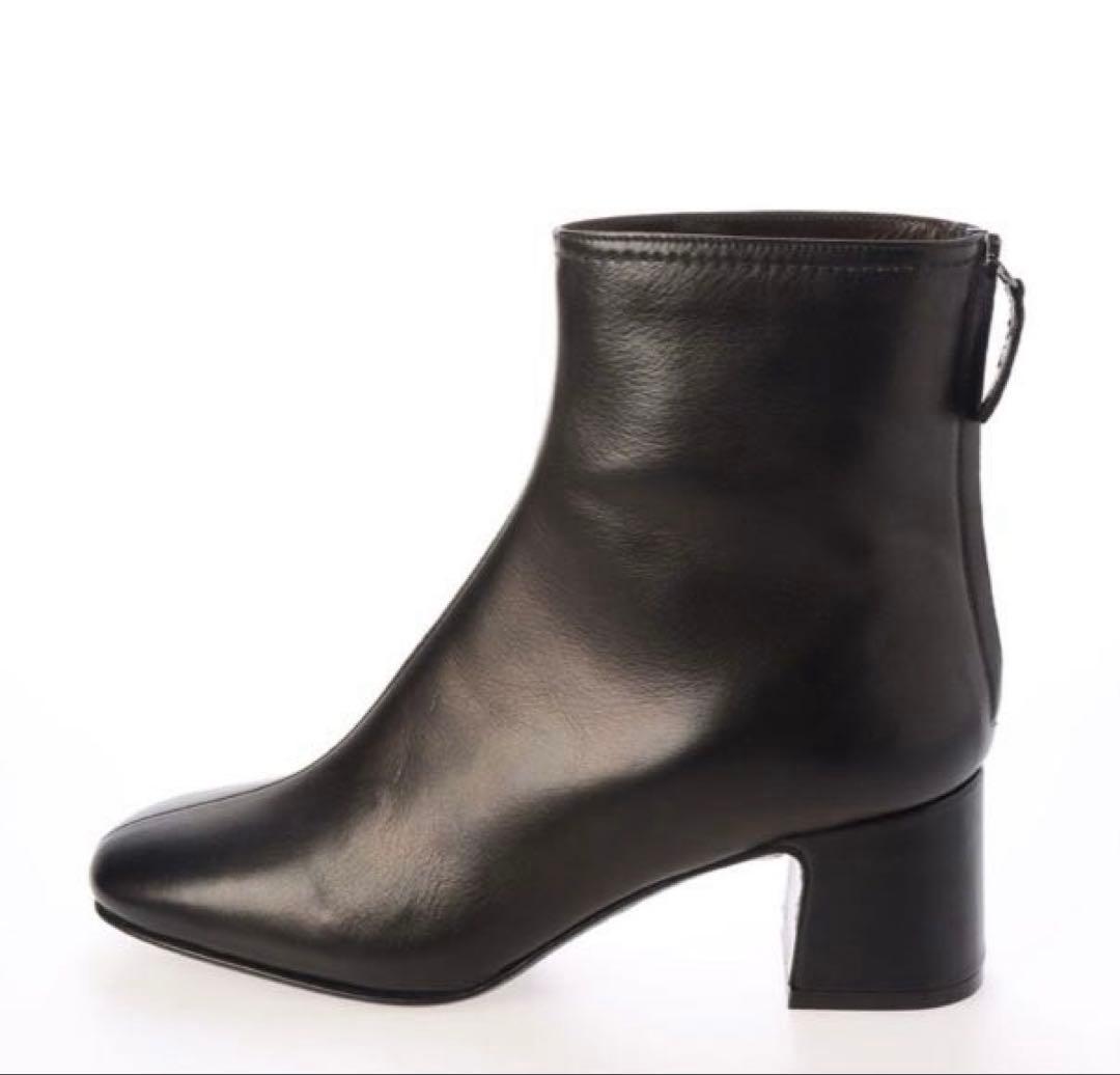 たむ☆ファビオルスコーニ☆ショートブーツ☆黒レザー36サイズ☆