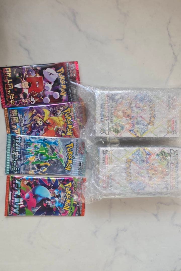 シュリンク付き テラスタルフェスex BOX×2 その他パック4種まとめ売り