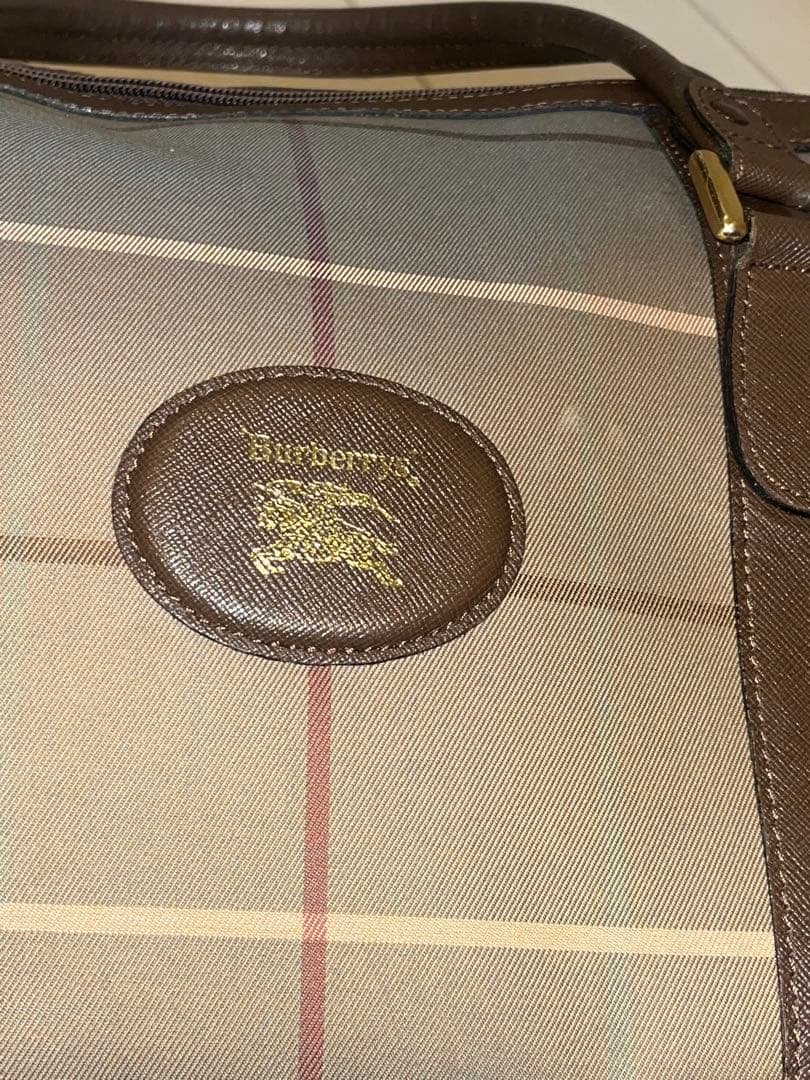 BURBERRY バーバリー ボストンバッグ ノバチェック ハンドバッグ