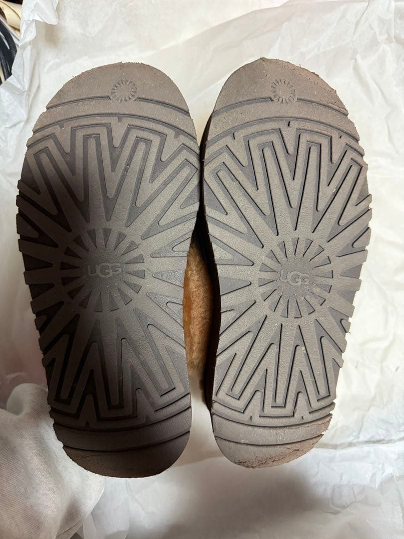 UGG チョコ　Funkette ブーツ　サンダル　ブラウン 23cm 厚底