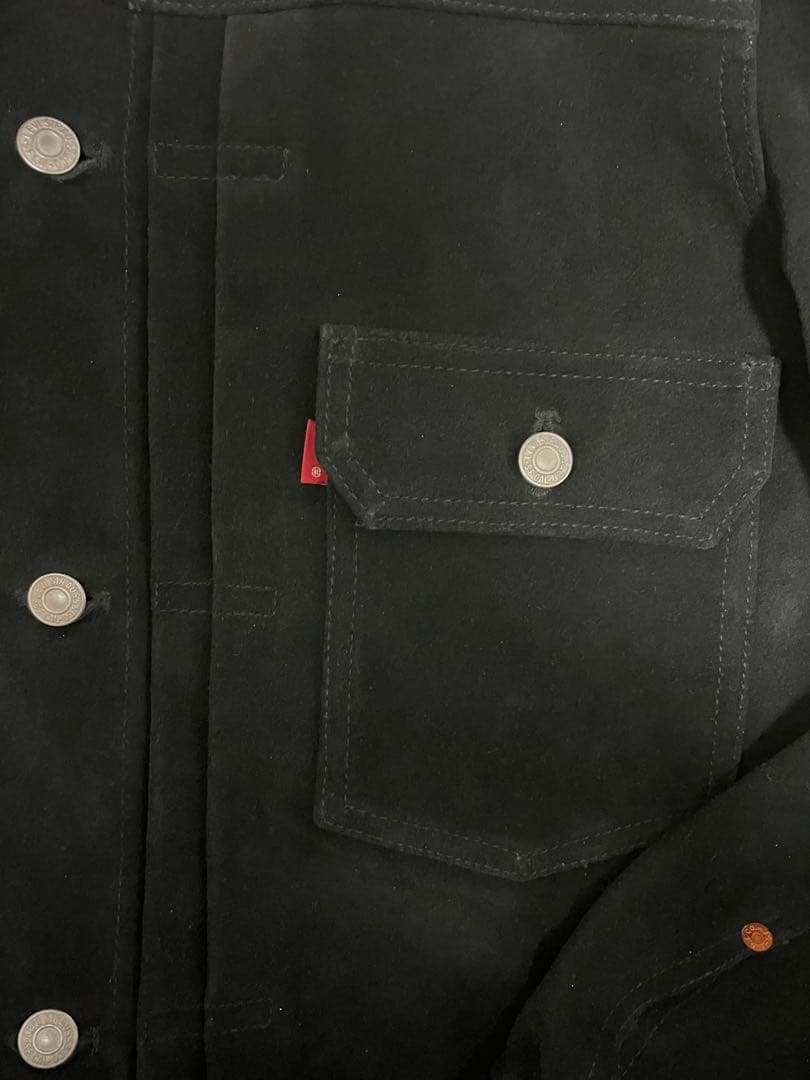 リーバイス ジャーナルスタンダード別注TYPE1スエードトラッカージャケットM