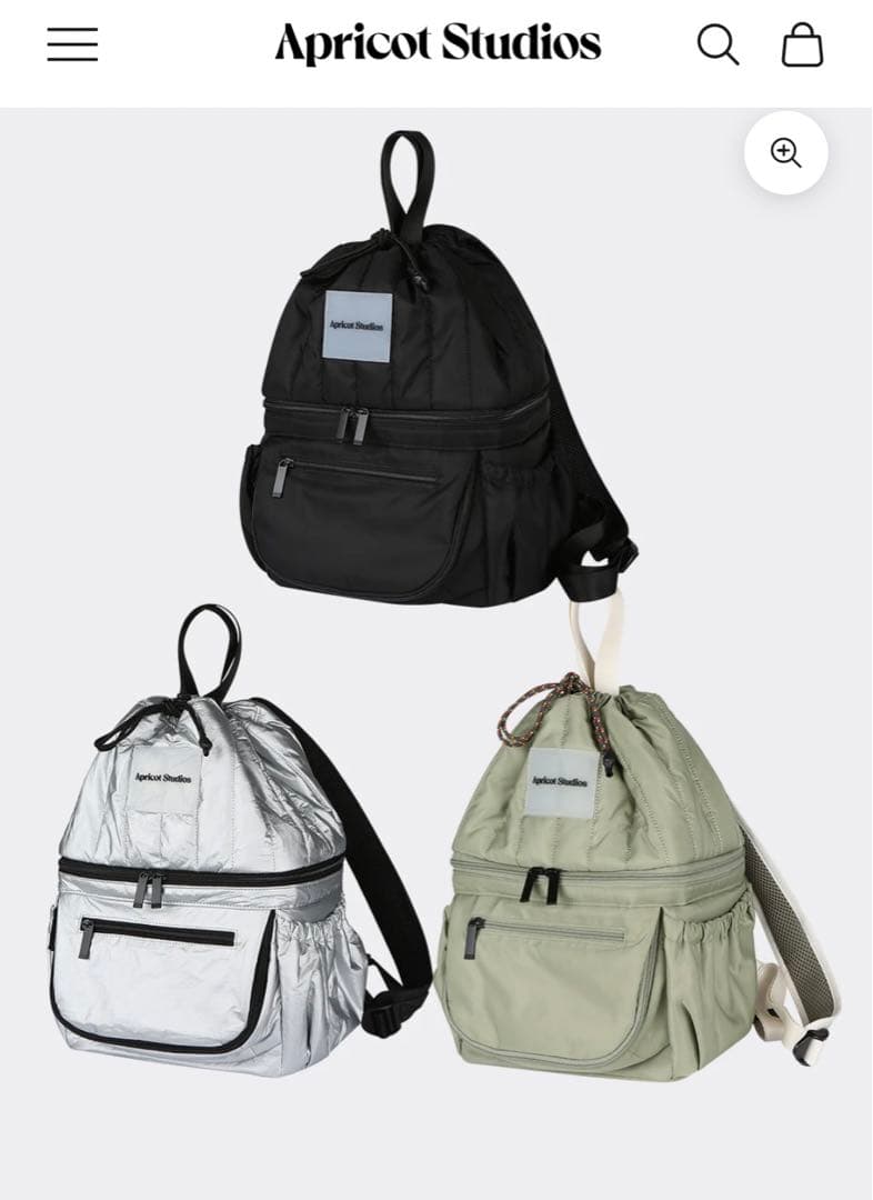 Apricot studios CASTANETS BACKPACK ブラック