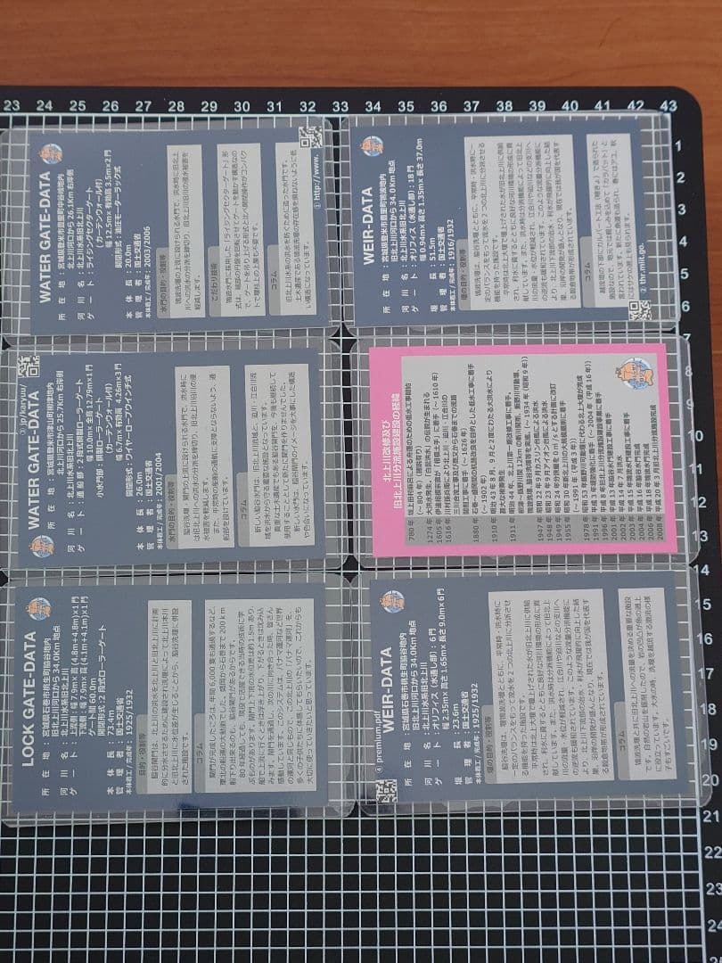 旧北上川分流施設完成10周年記念建設物カード