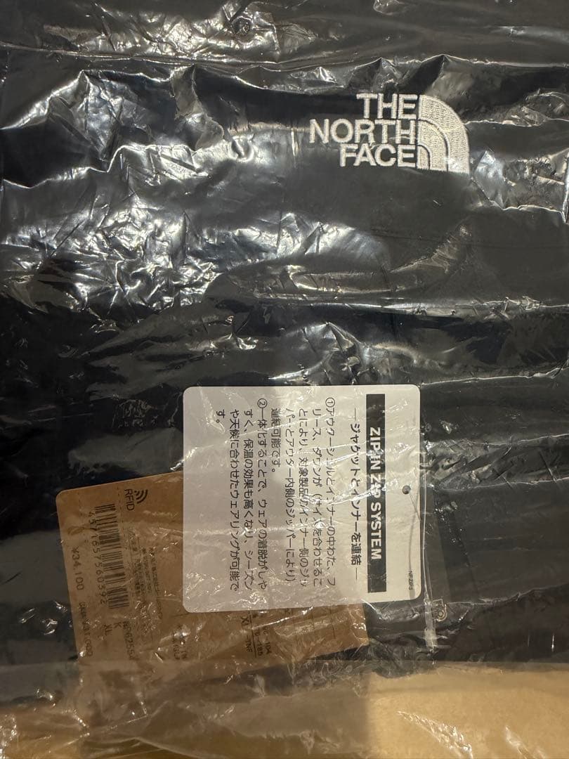 【新品・未使用】スクープジャケット THE NORTH FACE ブラック XL