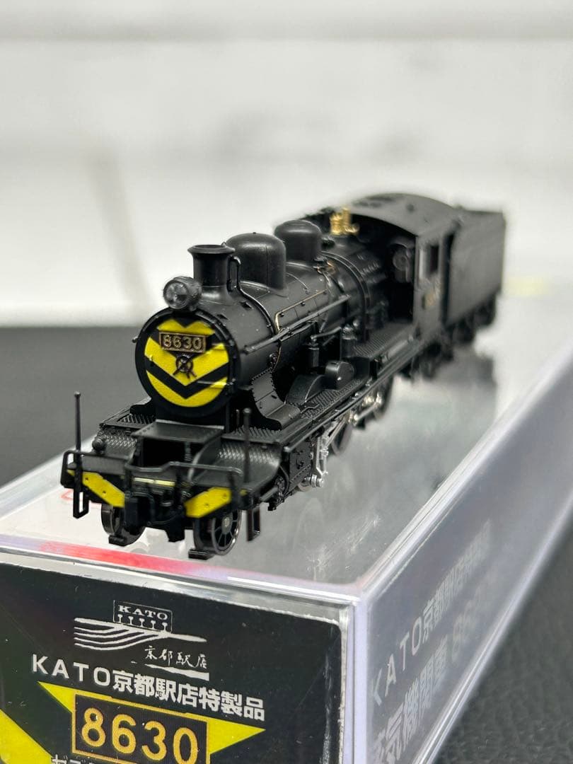 京都駅店特製品 蒸気機関車 ゼブラ塗装 弘前機関区 8020形8030号機型