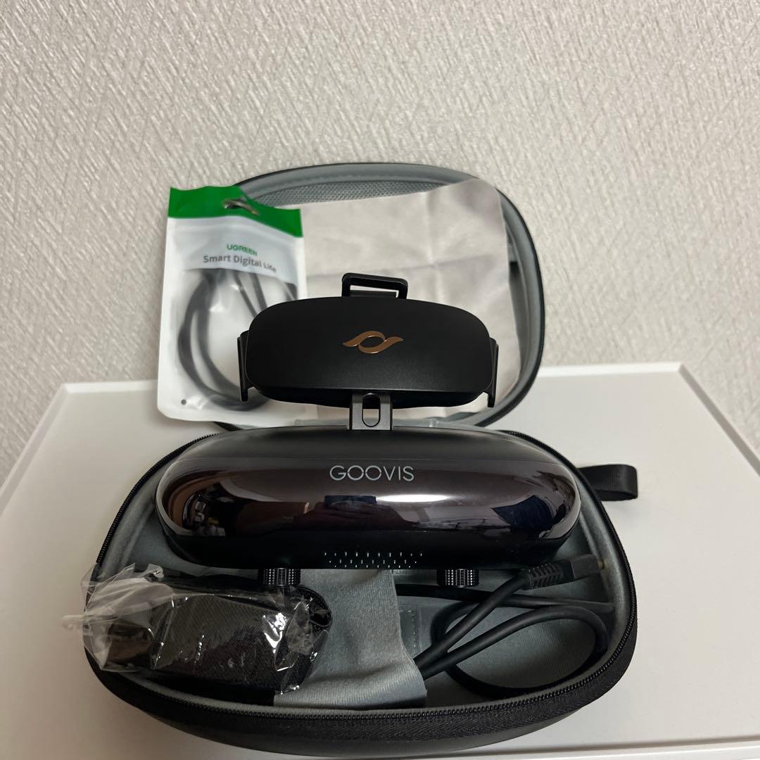 【自宅で映画体験】GOOVIS PRO VRヘッドセット 収納ケース付き【4K】