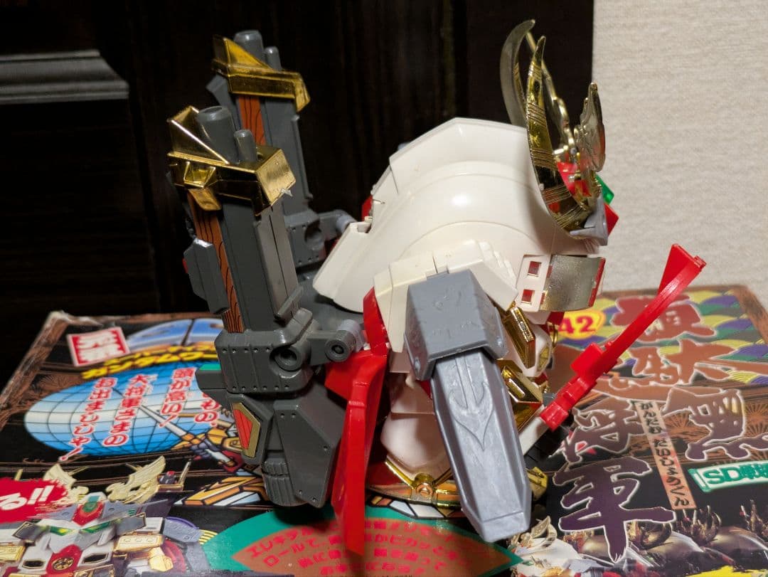【箱付き現状】元祖 SD ガンダム NO-42 頑駄無大将軍 武者 スナック