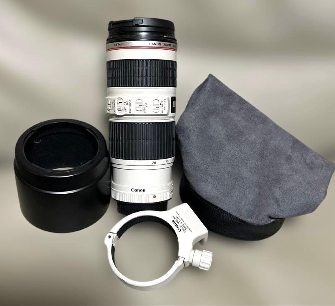最終！美品　Canon EF70-200mm F4 L IS USM 手ブレ補正