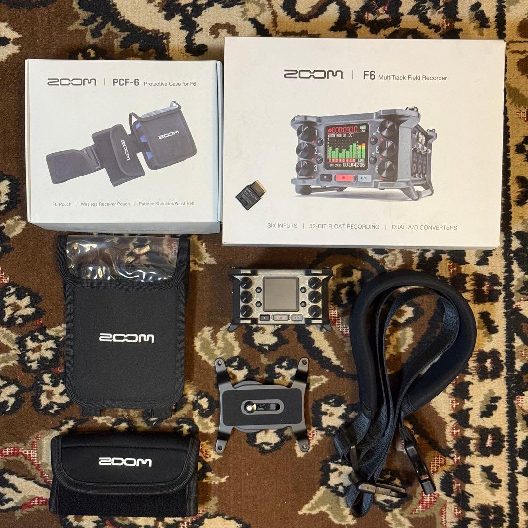 ZOOM F6 32bitフロートレコーダー Bluetoothアダプタ/ケース