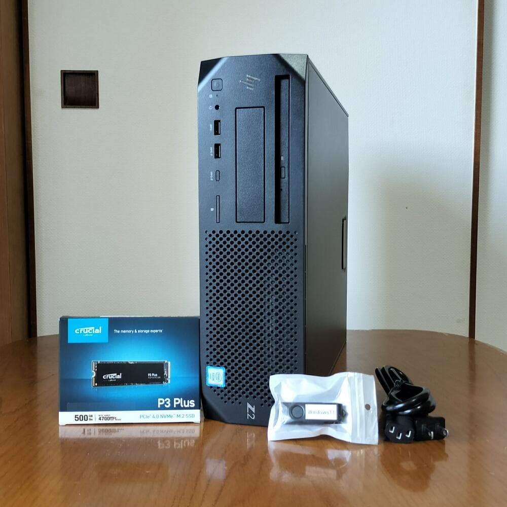 動画編集に最適！HP Z2 G4 SFF Core i7-7700以上！