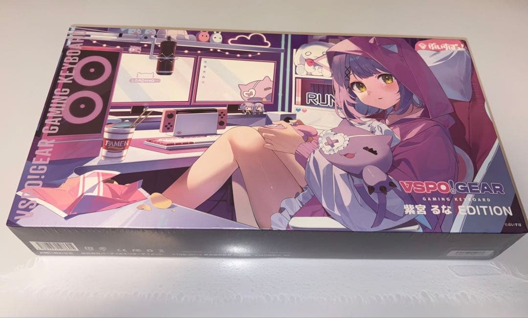VSPO!GEAR 紫宮るな EDITION ゲーミングキーボード