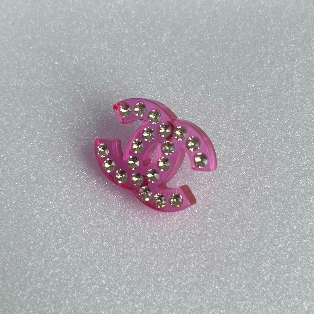 CHANEL クリア ピンク ストーン ピアス BTS テヒョン テテ 着用