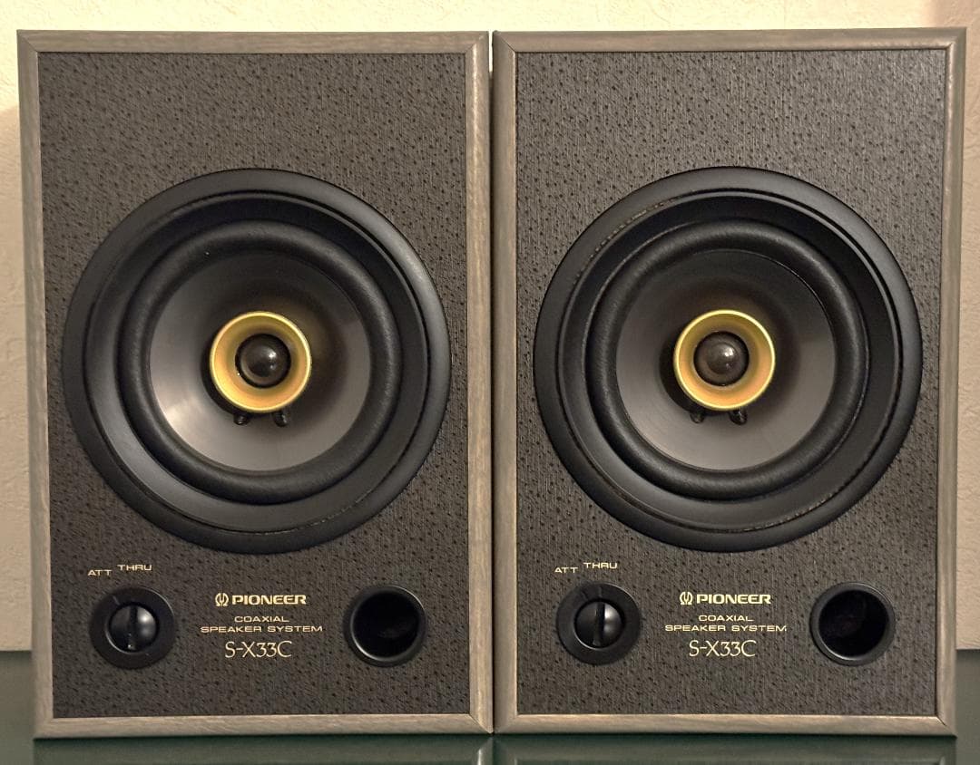 Pioneer S-X33C 同軸ユニットを採用したスピーカーシステム