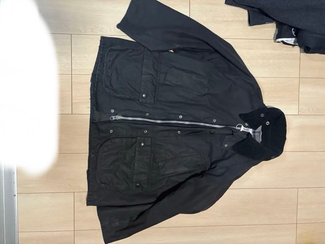 バブアー ビデイルos ブラック 38 メンズ