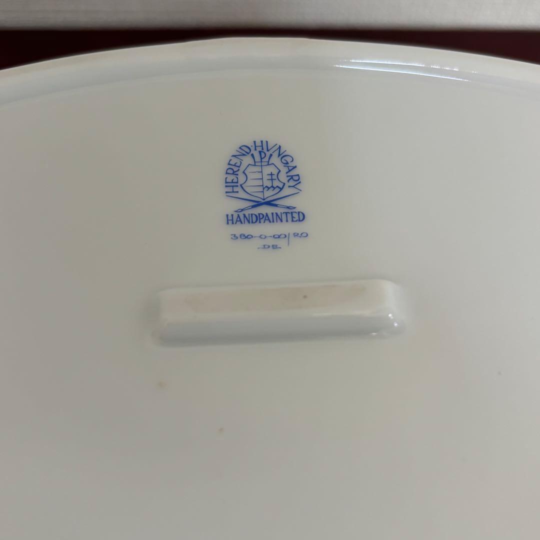 ヘレンド ロスチャイルドバード 取っ手付きトレイ